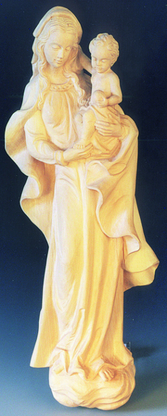 Schwäbische Wandmadonna, Schnitzrohling