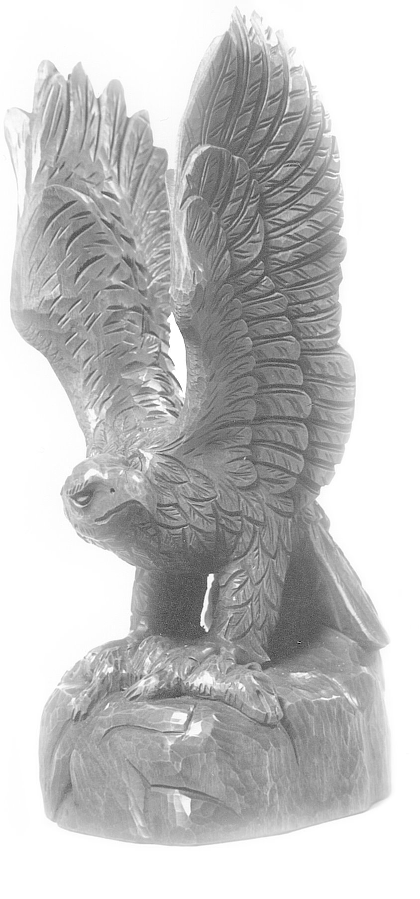Adler, 32 cm, Rohling zum Schnitzen