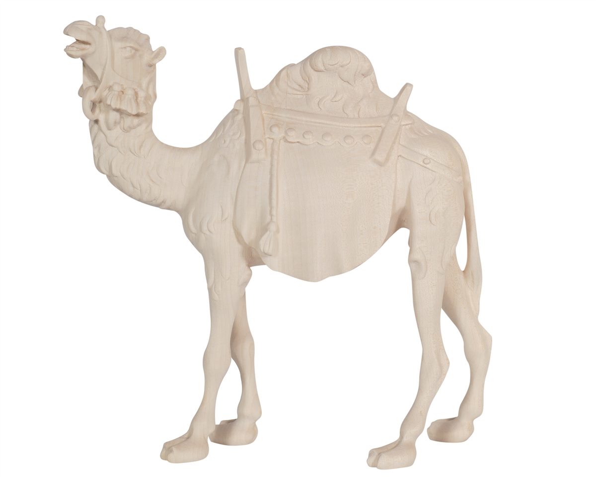 geschnitztes stehendes Kamel zur Kostner Krippe
