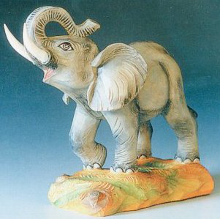 Elefant, 18 cm, Holzrohling zum Schnitzen