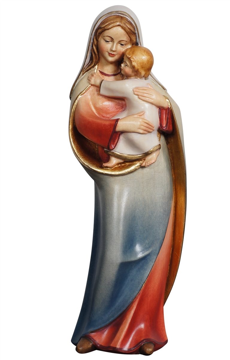 Madonna der Hoffnung, aus Holz geschnitzt