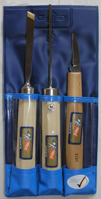 Schnitzmesser-Set, 3-teilig