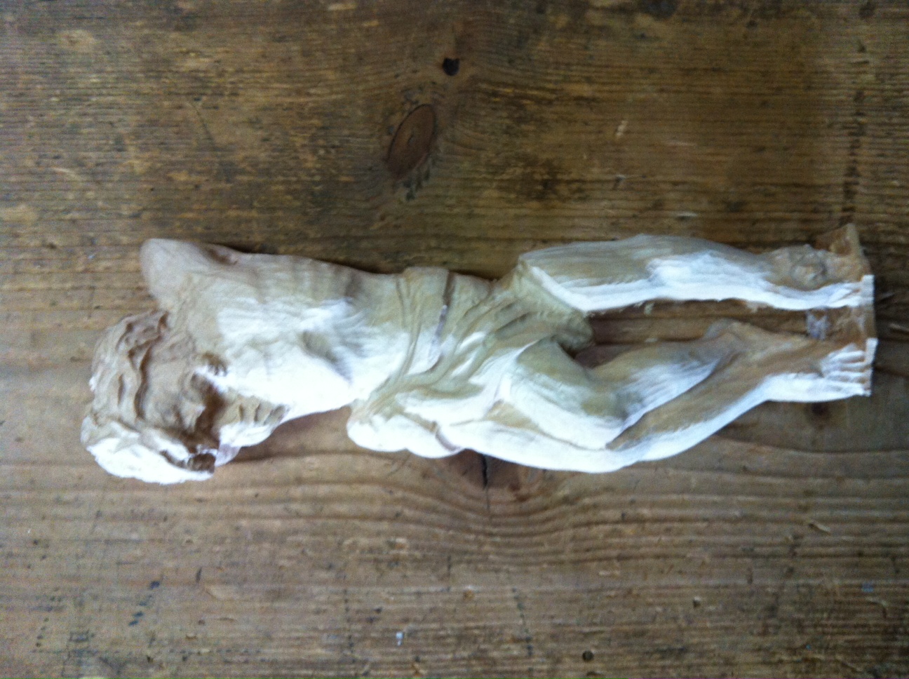 Christus Korpus, Rohling zum Schnitzen