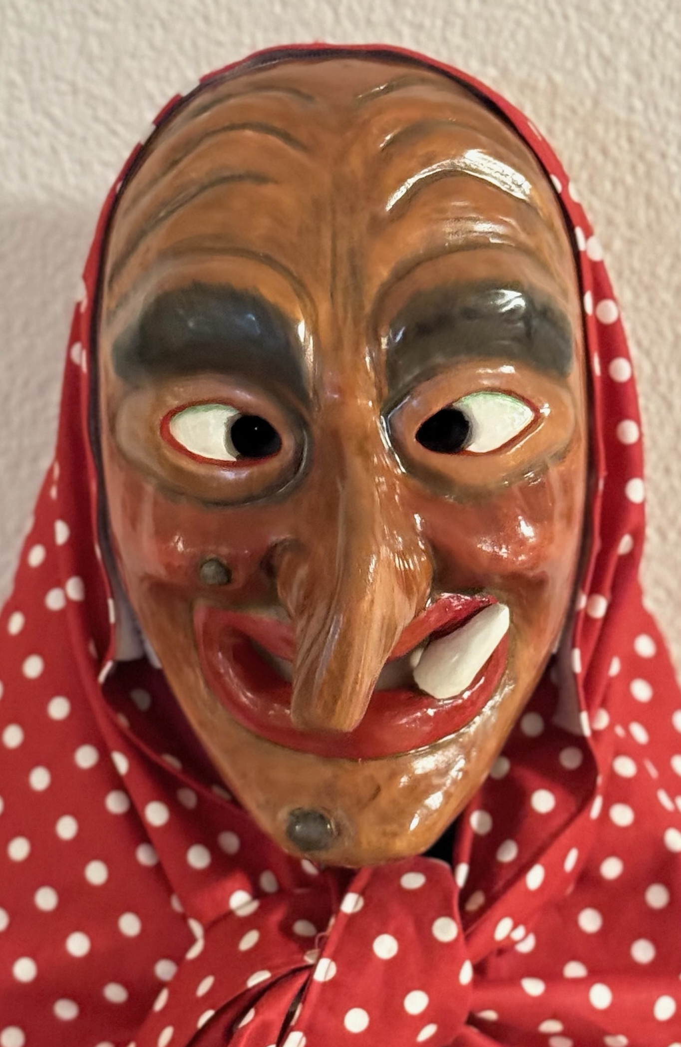 Hexenmaske Walpurgis, Holzrohling zum selber Schnitzen