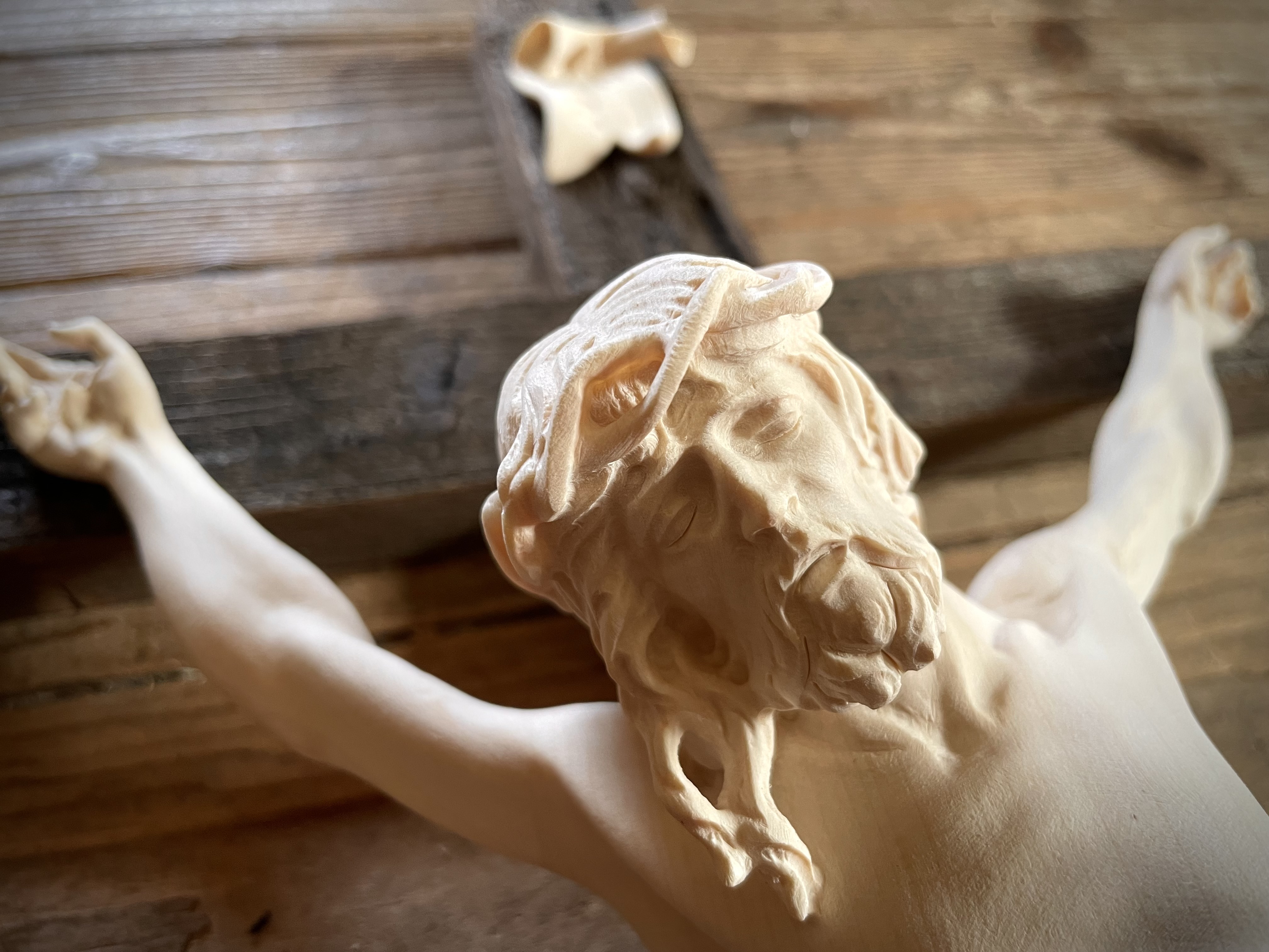 Christus of the alps on Cross, 65 cm (30 cm)