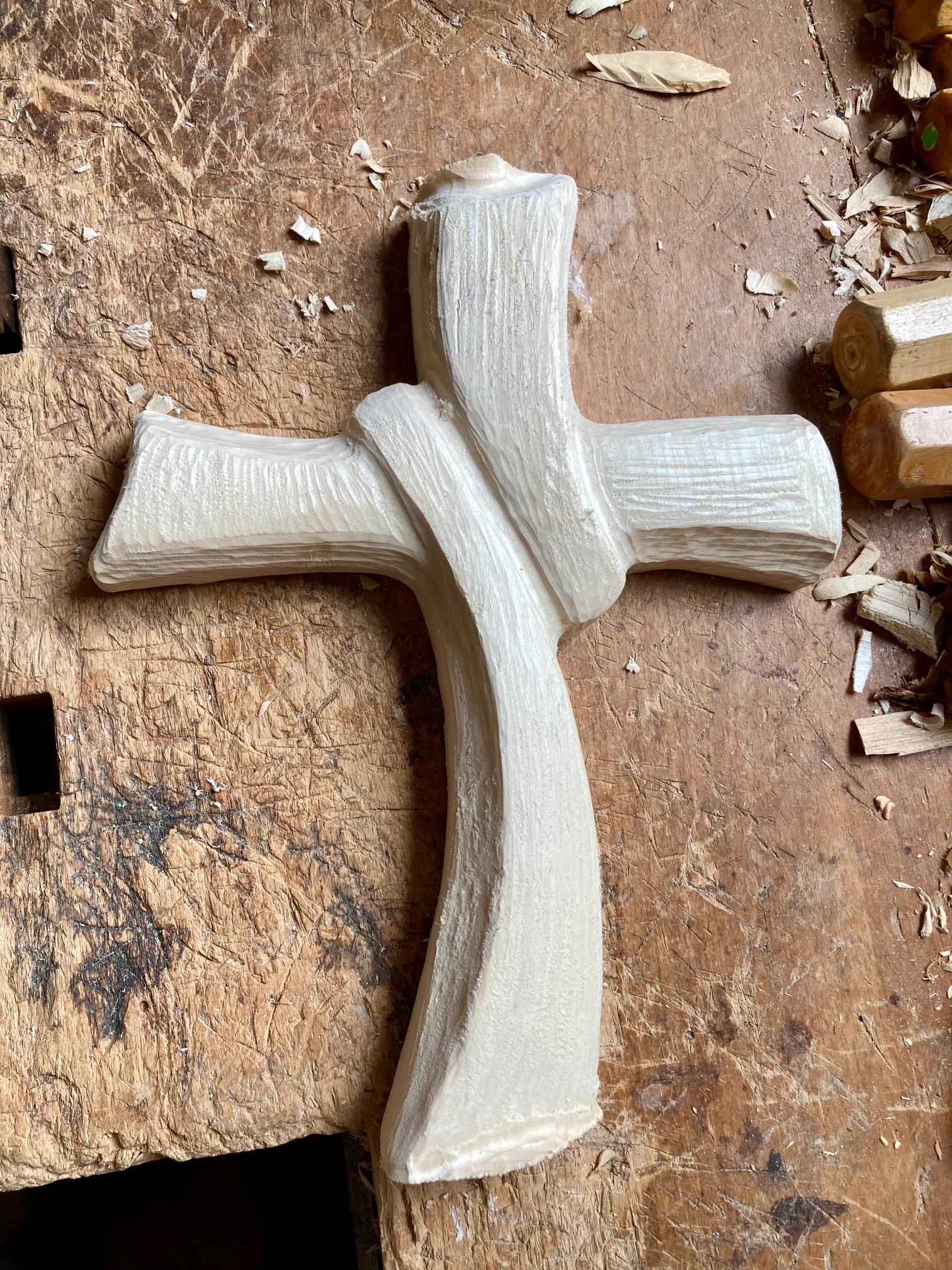 Kreuz der Verbundenheit,  Rohling in Lindenholz