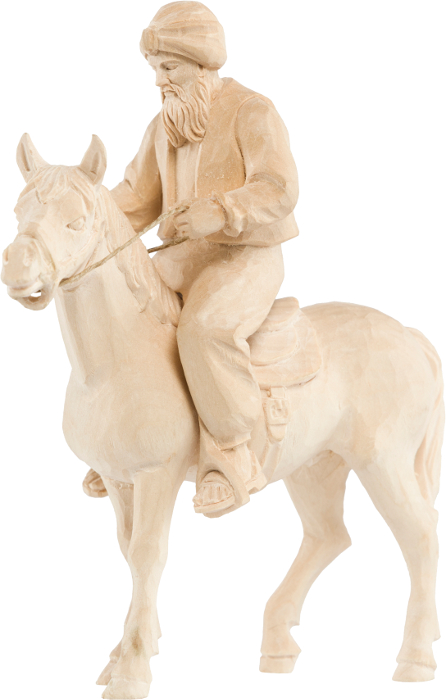 Allgäu Krippe 10 cm feingefräst: Pferd