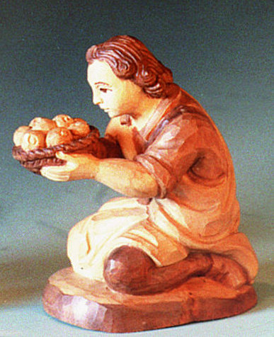 Nativity 17 cm: Shepherd on knees