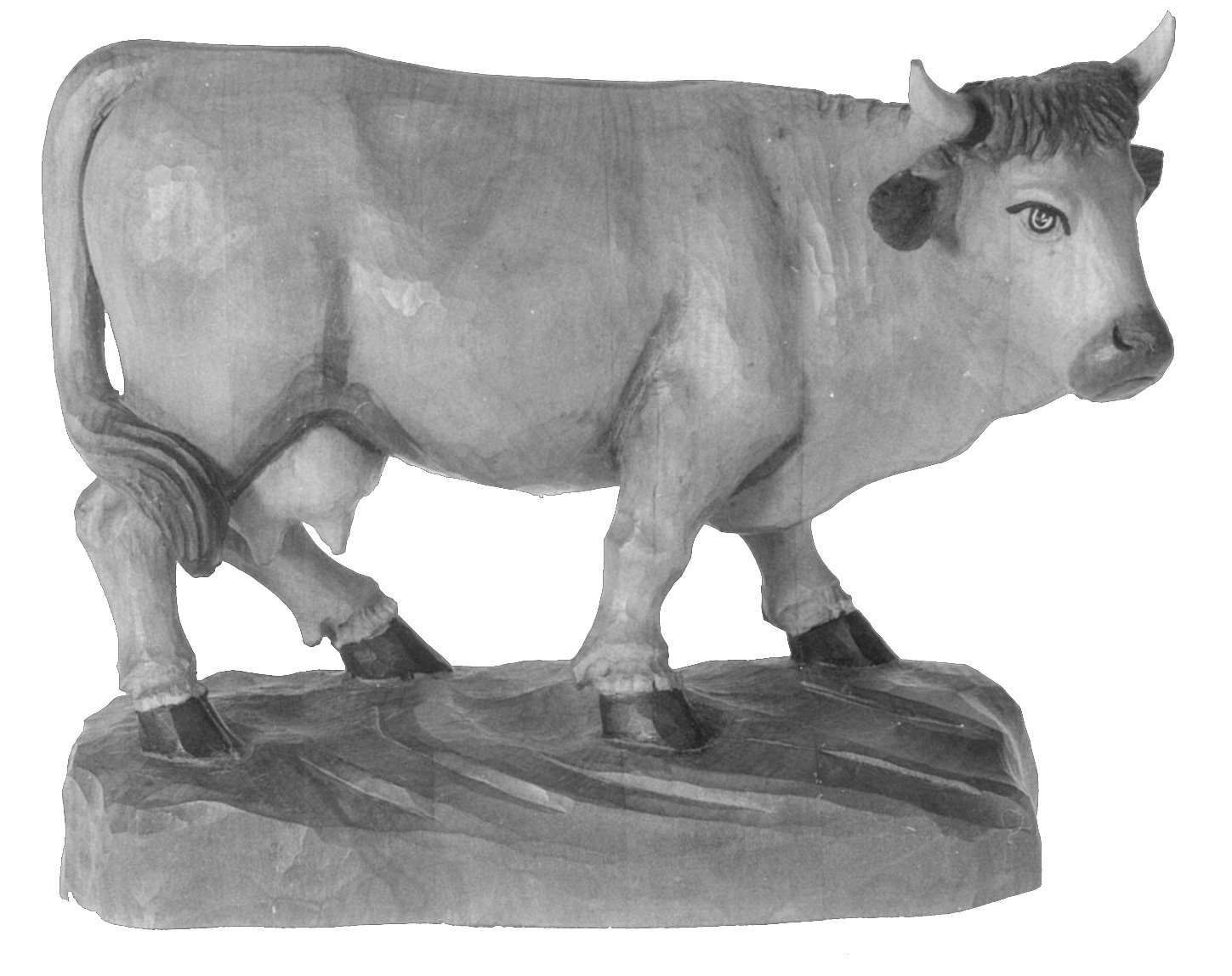 Kuh, 25 cm , Rohling zum Schnitzen