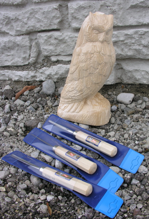 Schnitz-Set für Anfänger: Eule