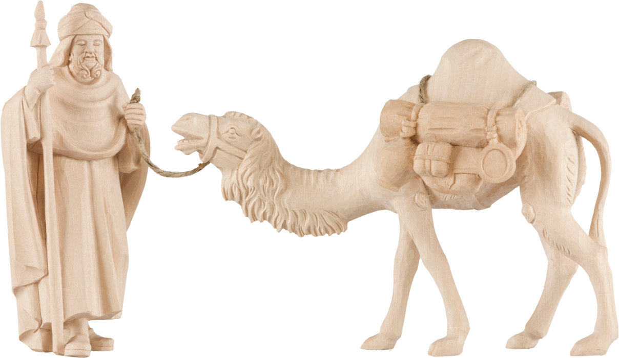 Allgäu Krippe 10 cm feingefräst: Gepäck für Kamel (2-teilig)