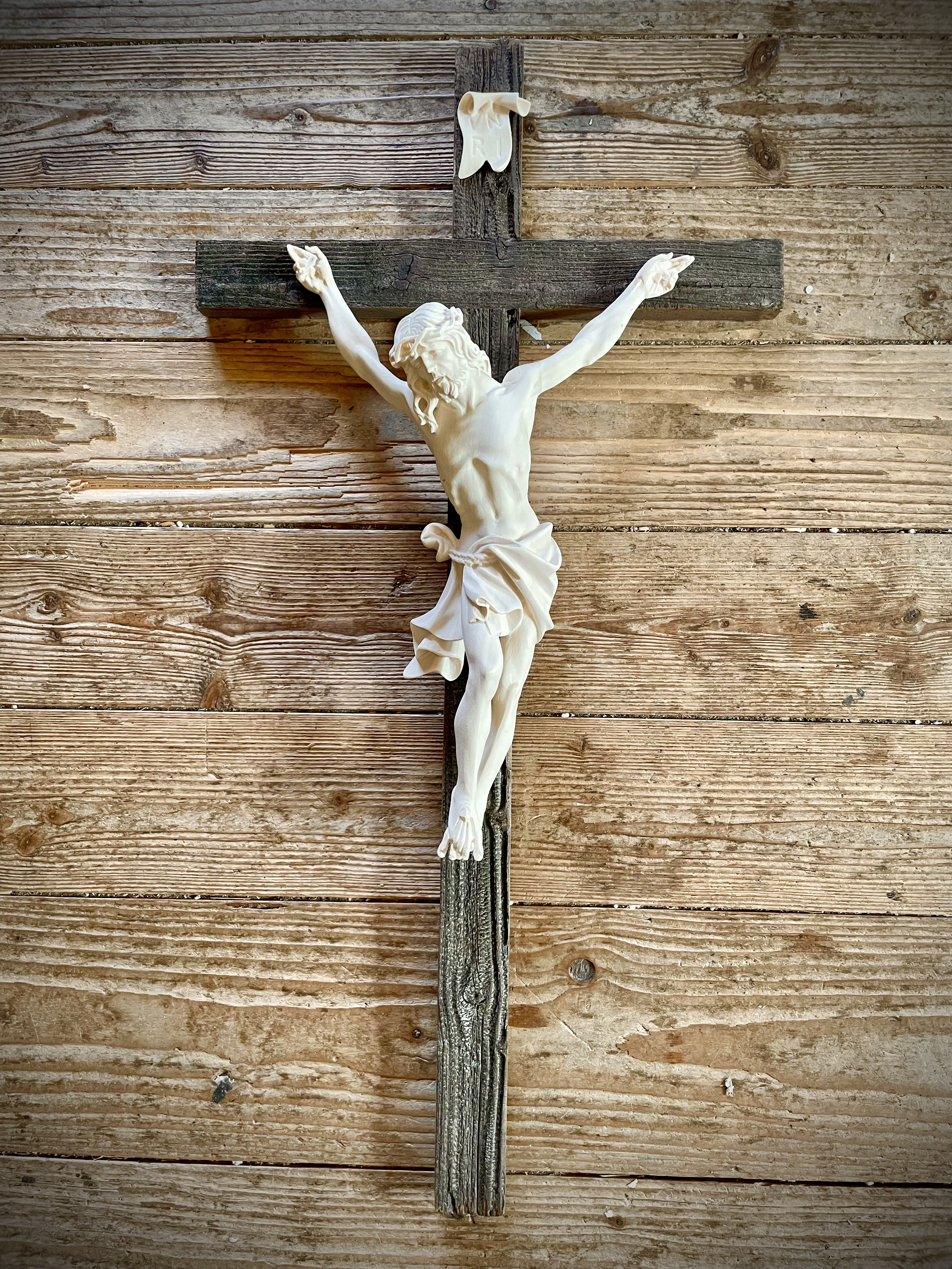 Christus of the alps on Cross, 65 cm (30 cm)