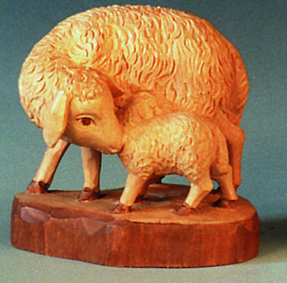 Nativity 17 cm: Standing sheepgroup