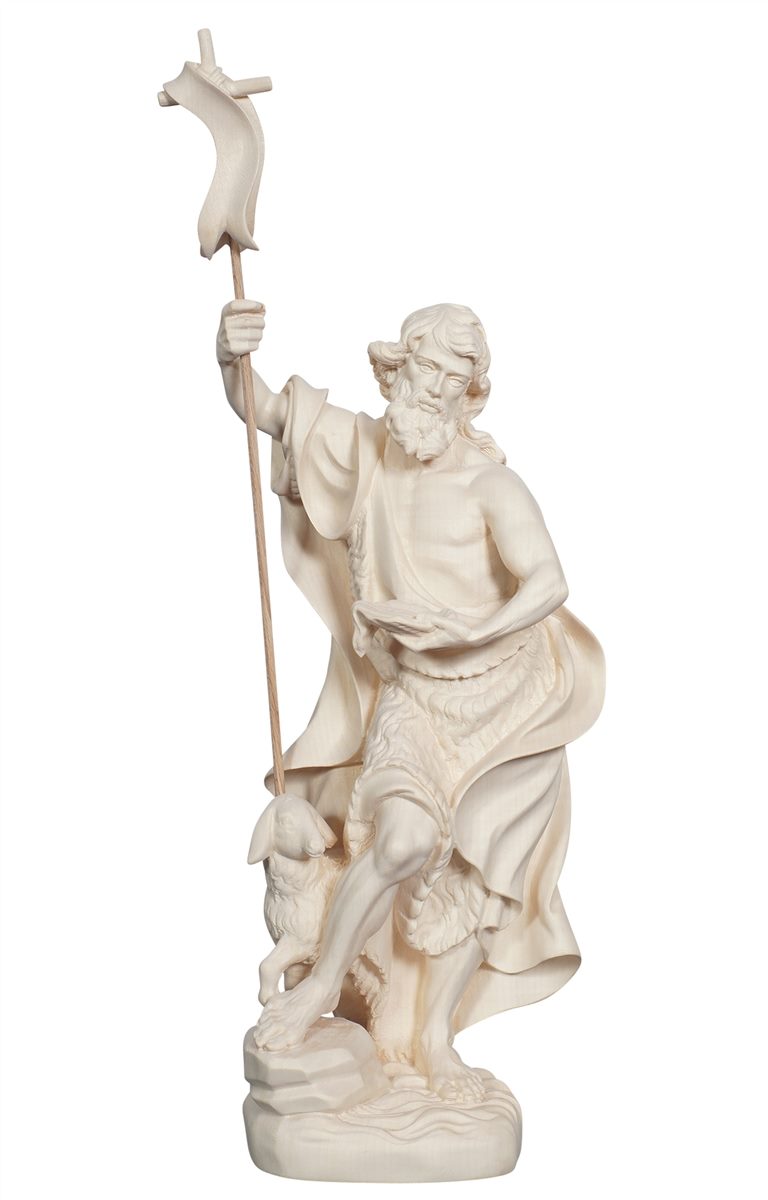 Hl. Johannes der Täufer, geschnitzte Figur