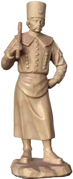 Zimmerling, erzgebirgische Holzfigur, geschnitzt, 29 cm