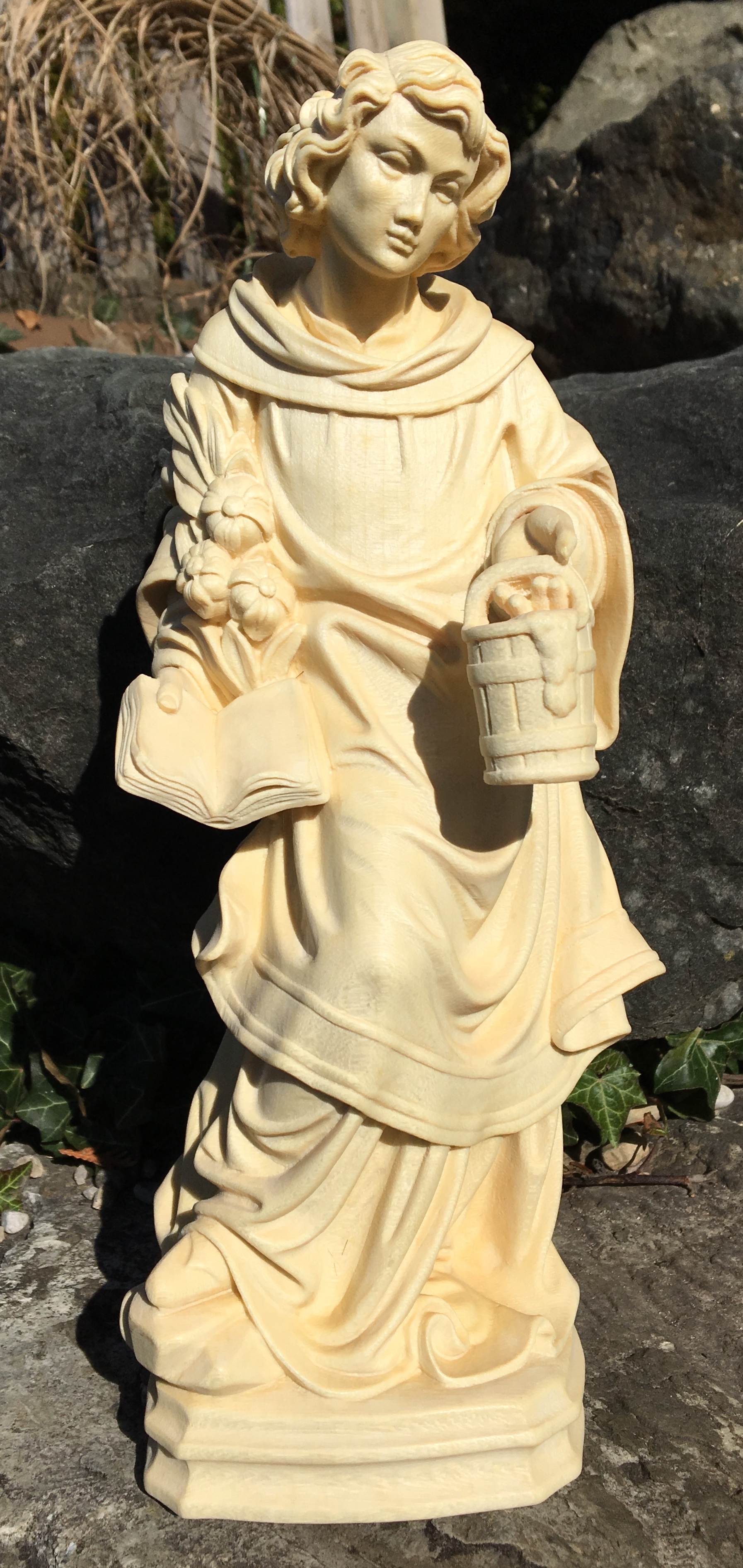 Hl. Vitus, Holzfigur geschnitzt