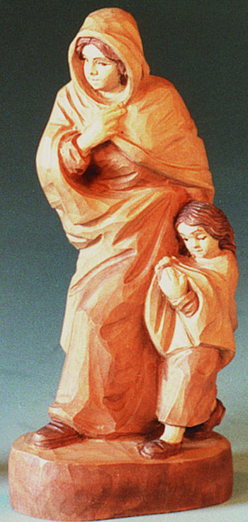 Nativity 17 cm: woman with child