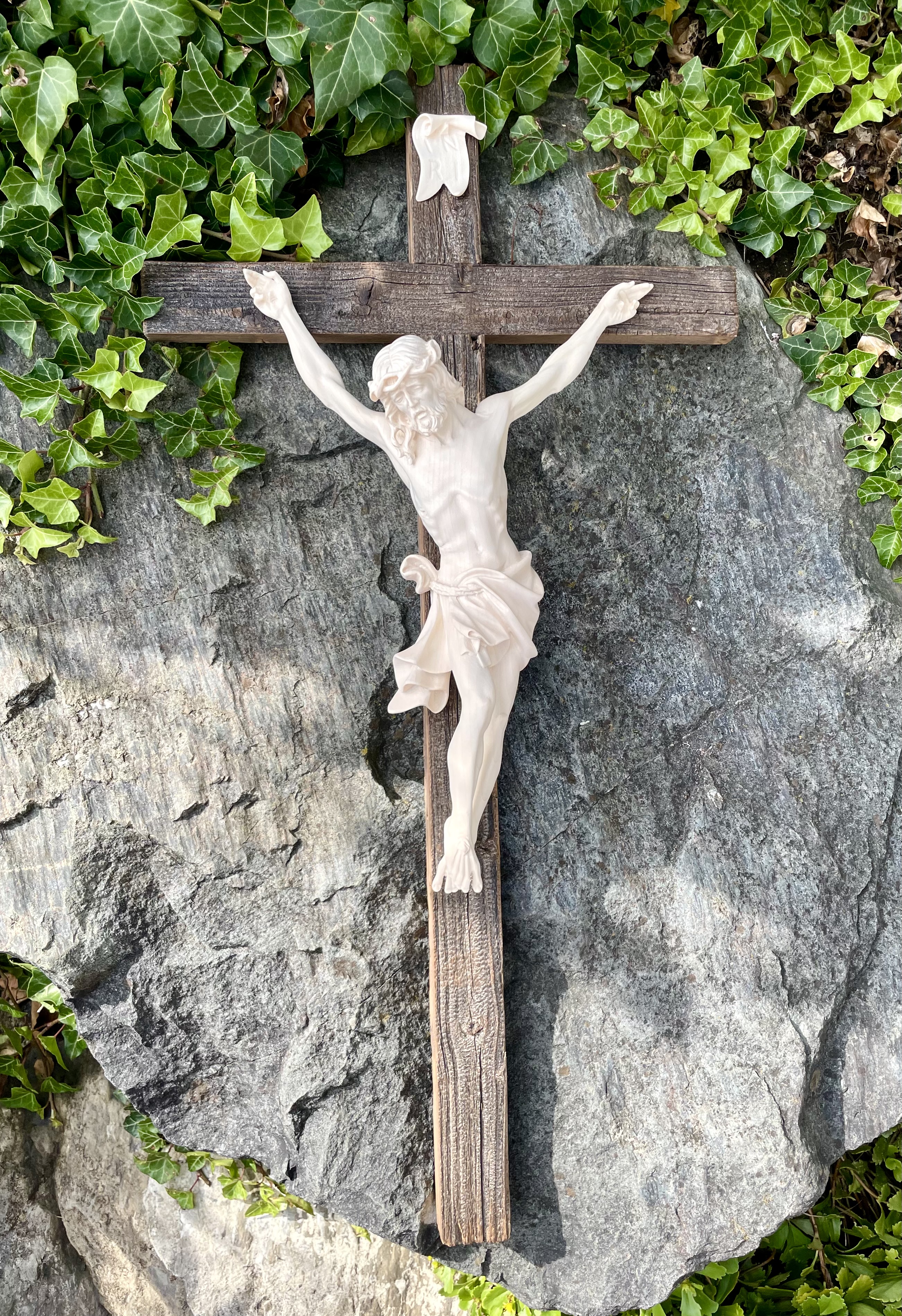 Christus of the alps on Cross, 65 cm (30 cm)