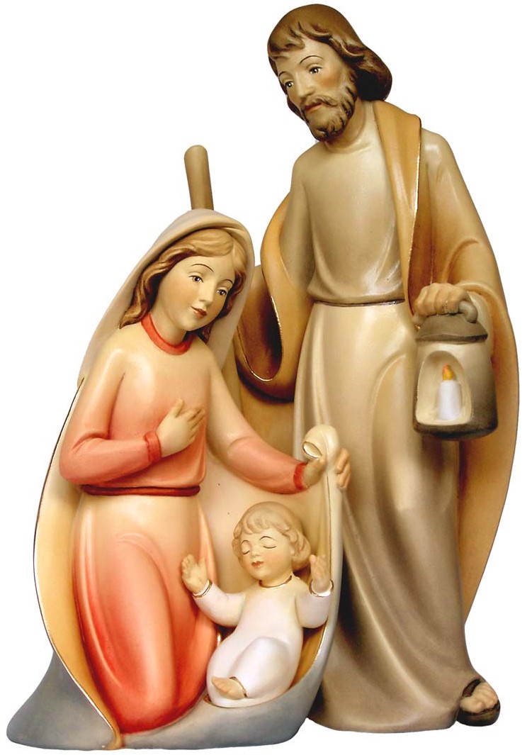 Wih-Naht-Krippe: Jesuskind, Holzrohling zum selber Schnitzen, passend zu 45 cm
