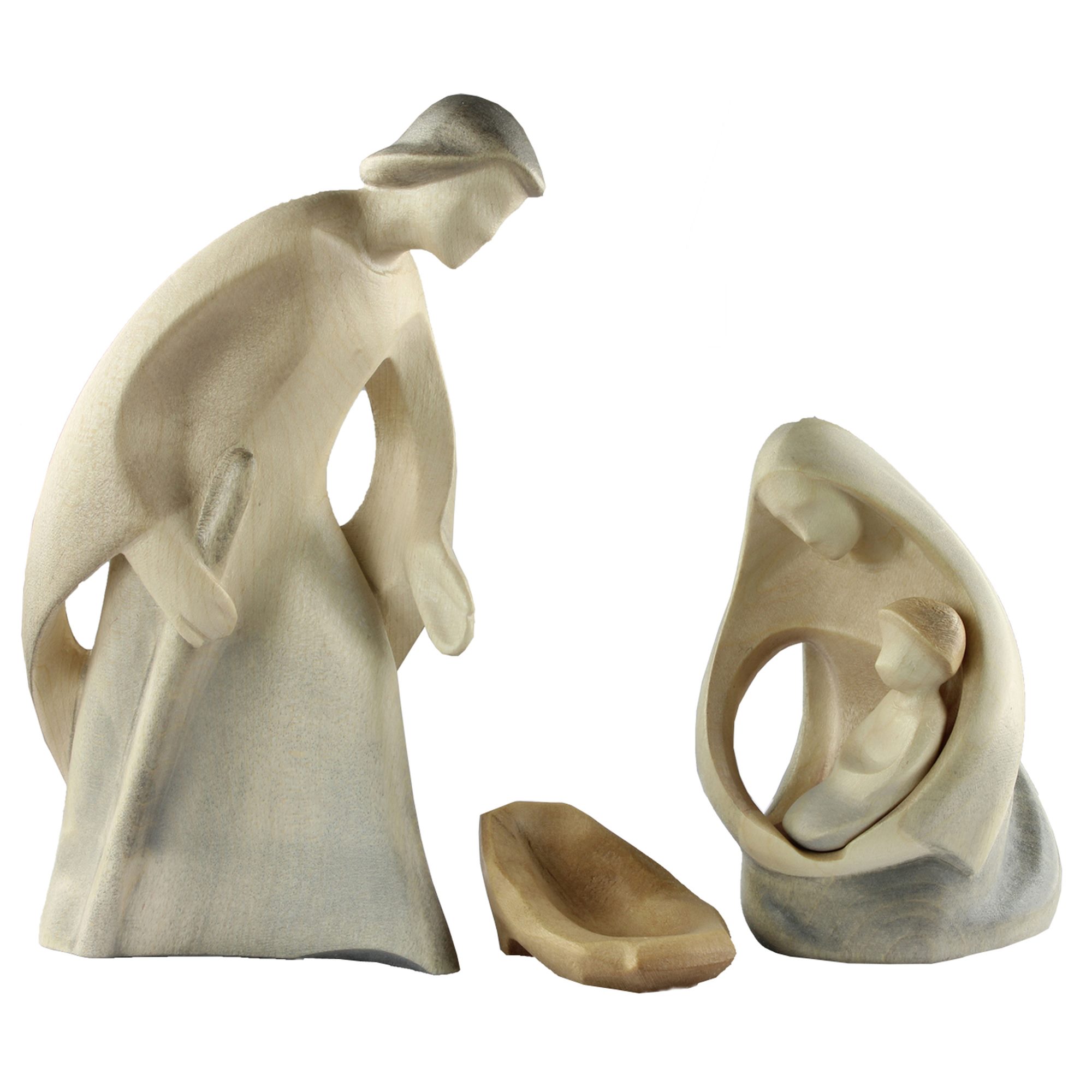Krippenfiguren Holz Modern