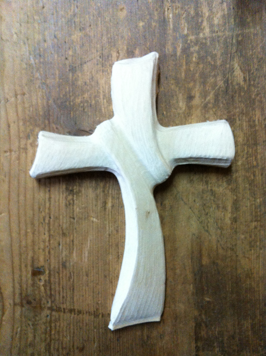Kreuz der Verbundenheit,  Rohling in Lindenholz