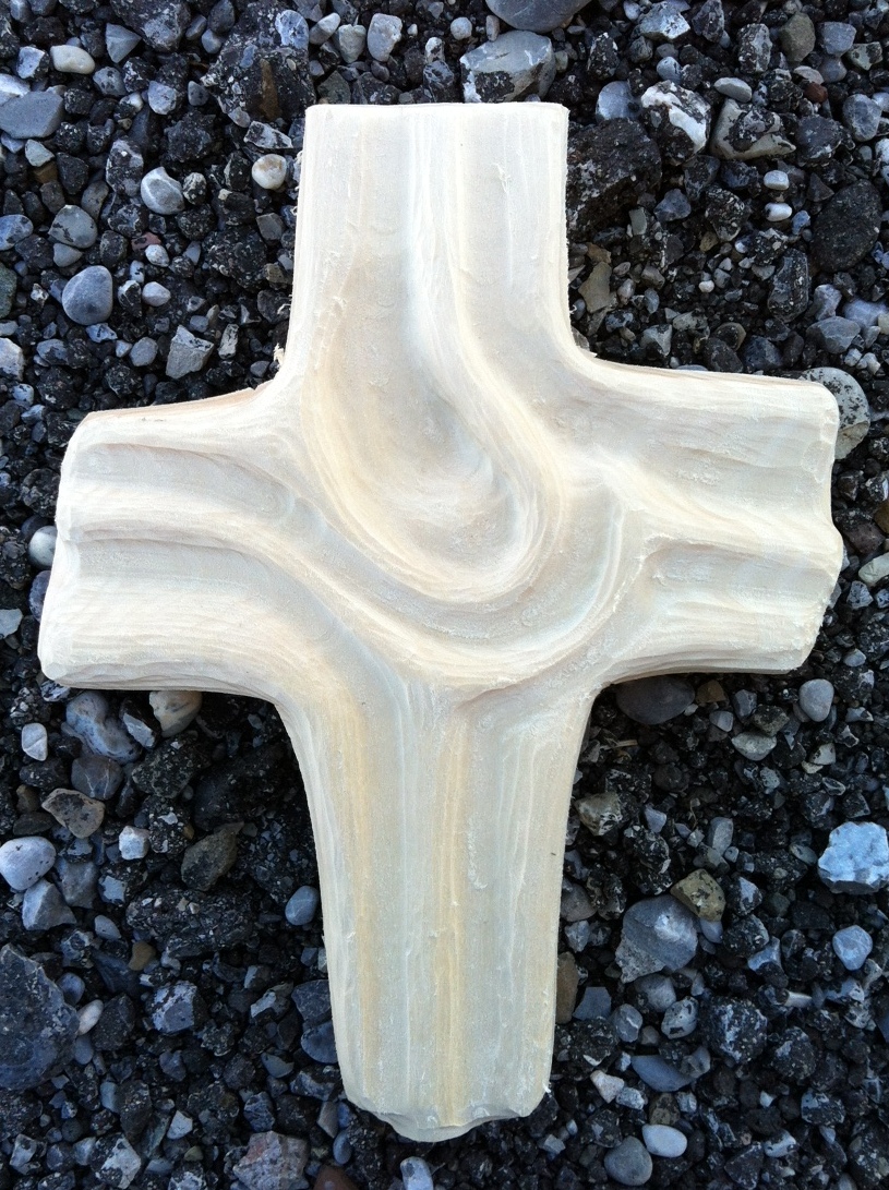 Stilisiertes Kreuz, Rohling in Lindenholz